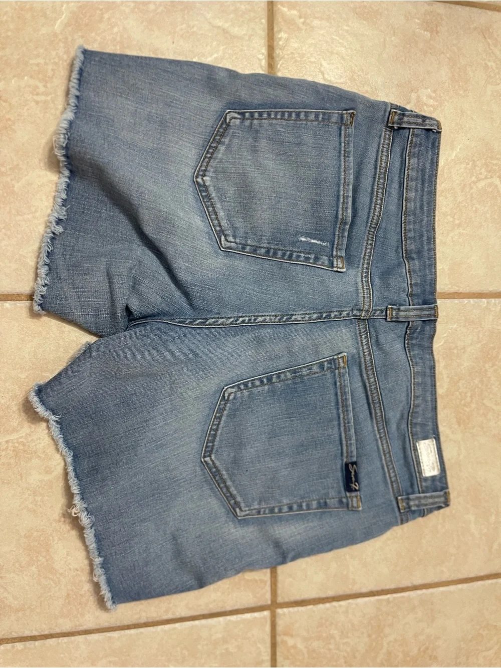 Seven7 Blue Denim Jean Shorts